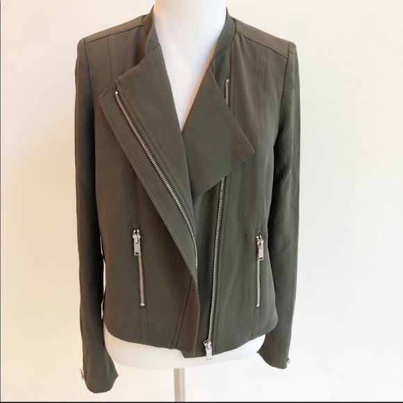 COPY - ARITZIA Babaton Moto Jacket 2 | Olive
Green - Picture 1 of 7